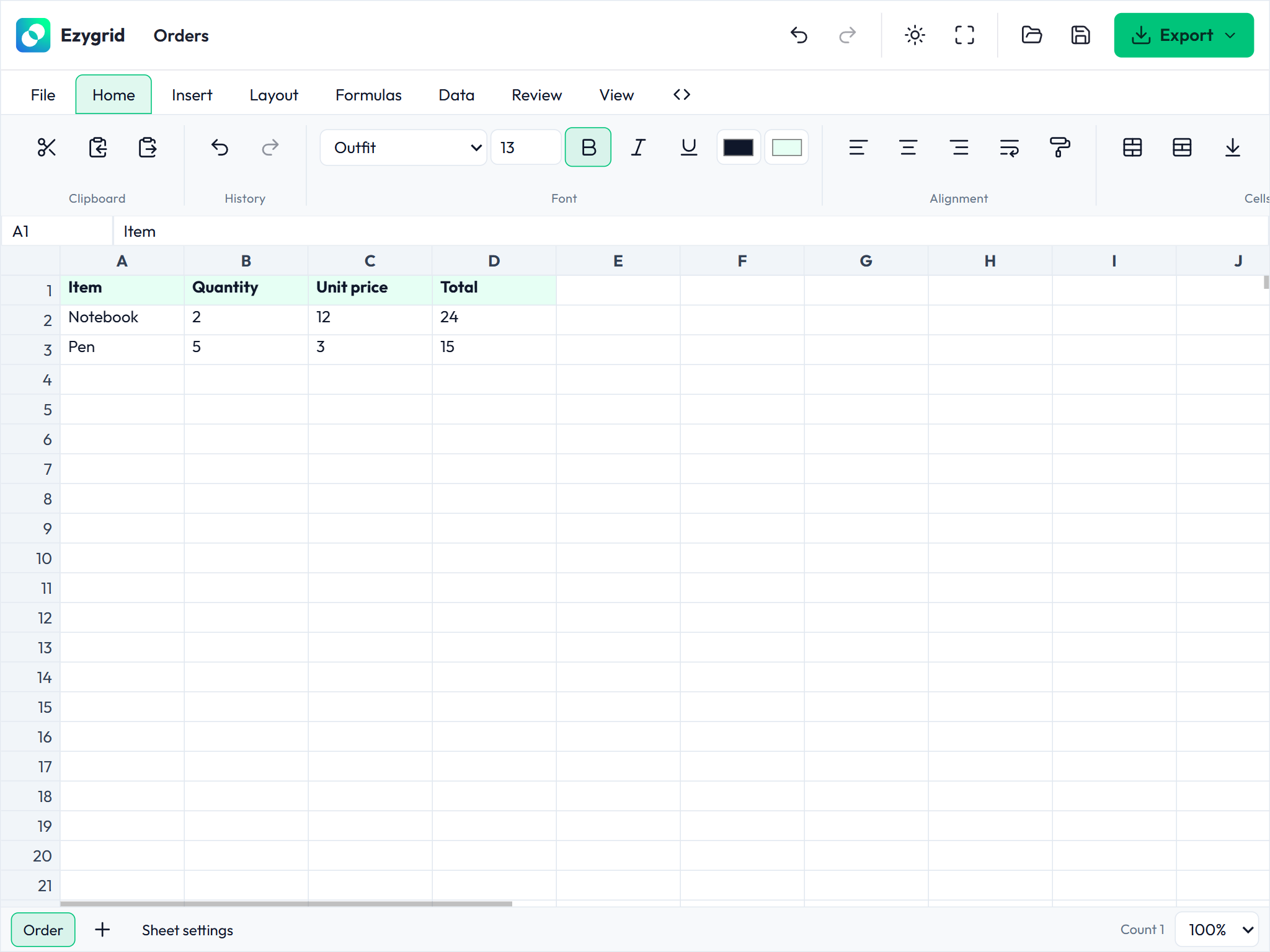 Introducing Ezygrid: a framework-agnostic spreadsheet engine for the web