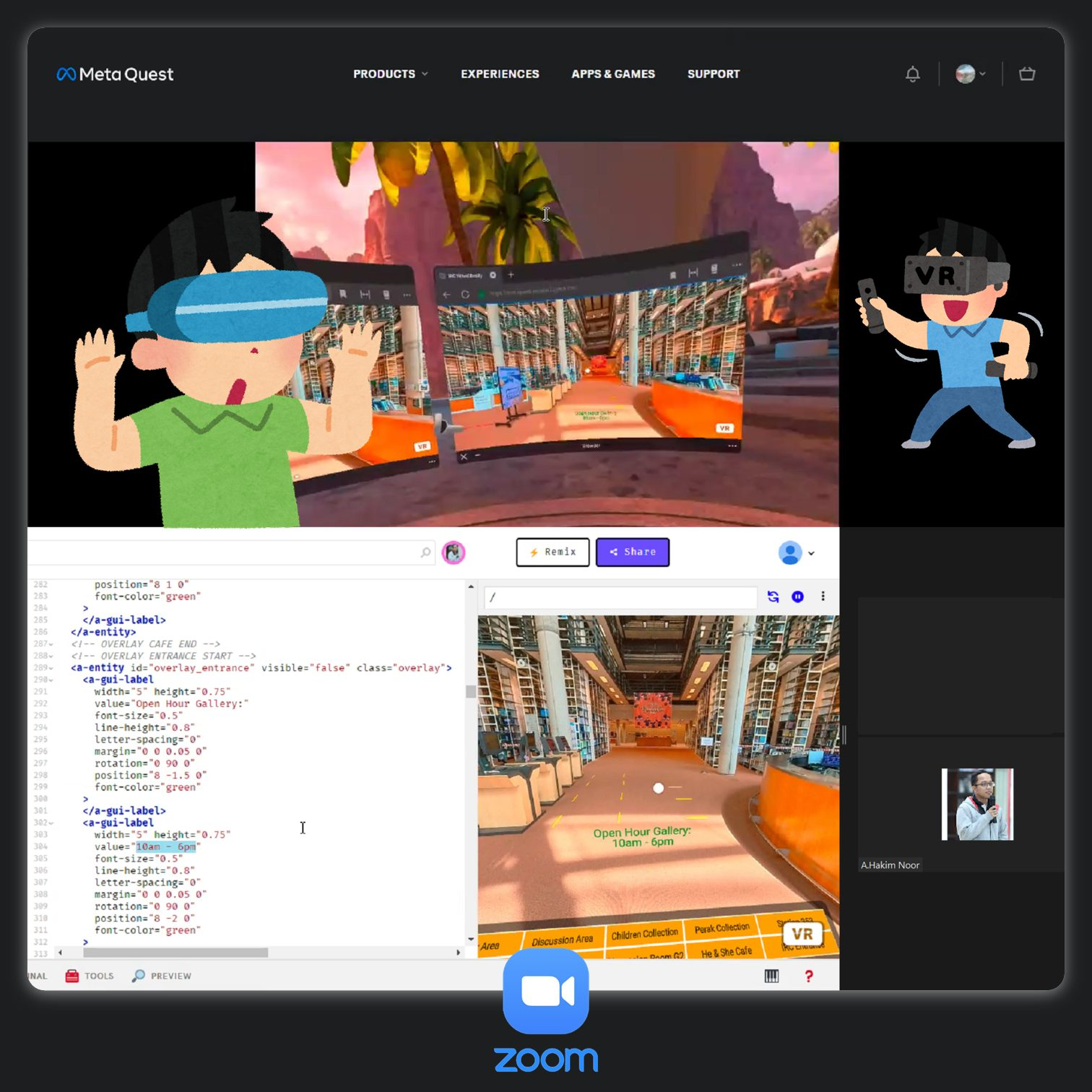 Successful Web-Based VR Library Tour Training Completed