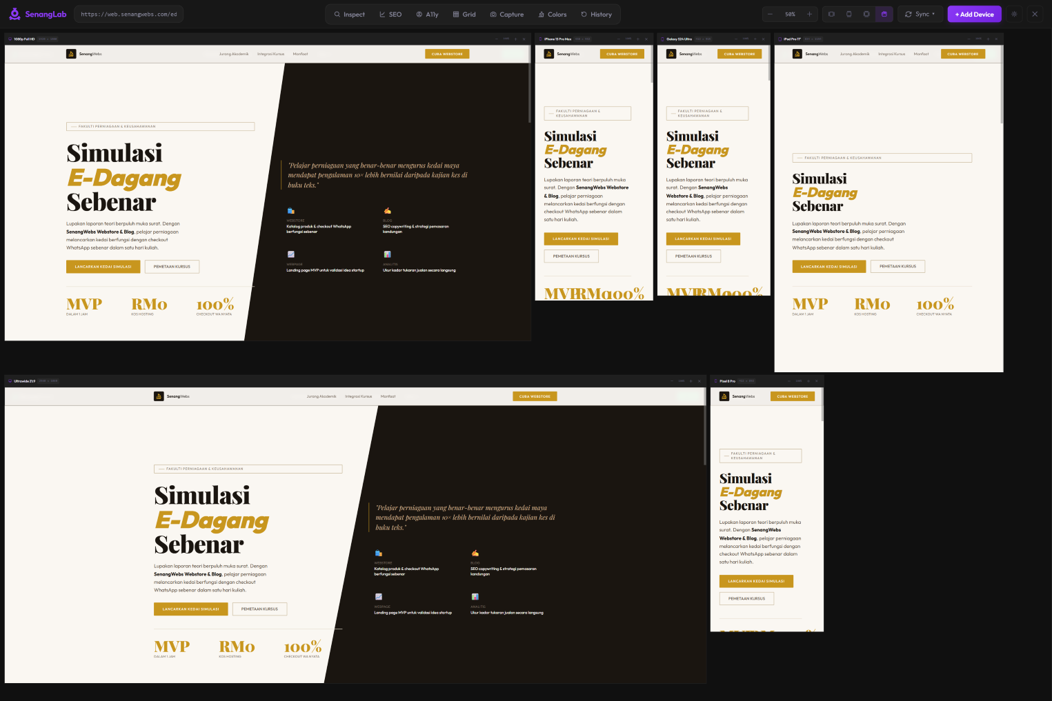 Got Tired of Toggling “Inspect Mode” for Verifying Responsive Design
